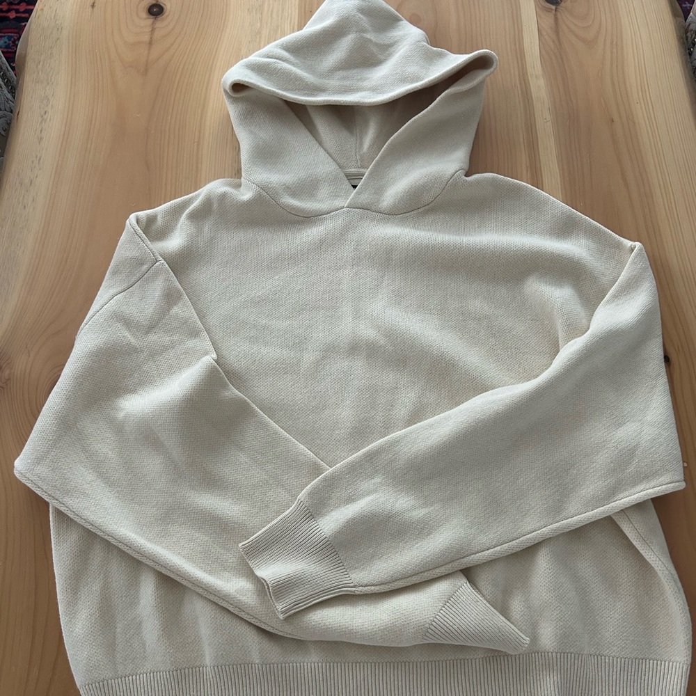 Fashion Nova Cream Men's Hooded Sweater